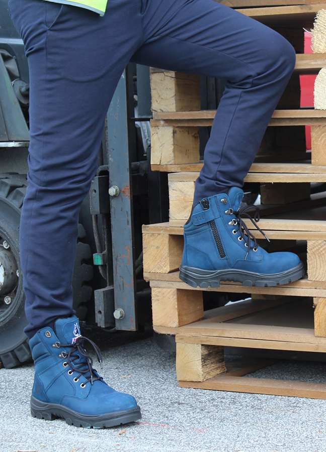 Blue work boots: Supporting Beyond Blue | Men's Blue Boots |