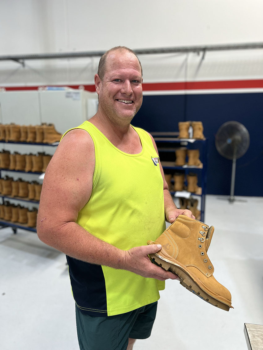 cory mackwell steel blue bootmaker