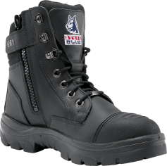 Southern Cross® Zip Work Boot - Black
