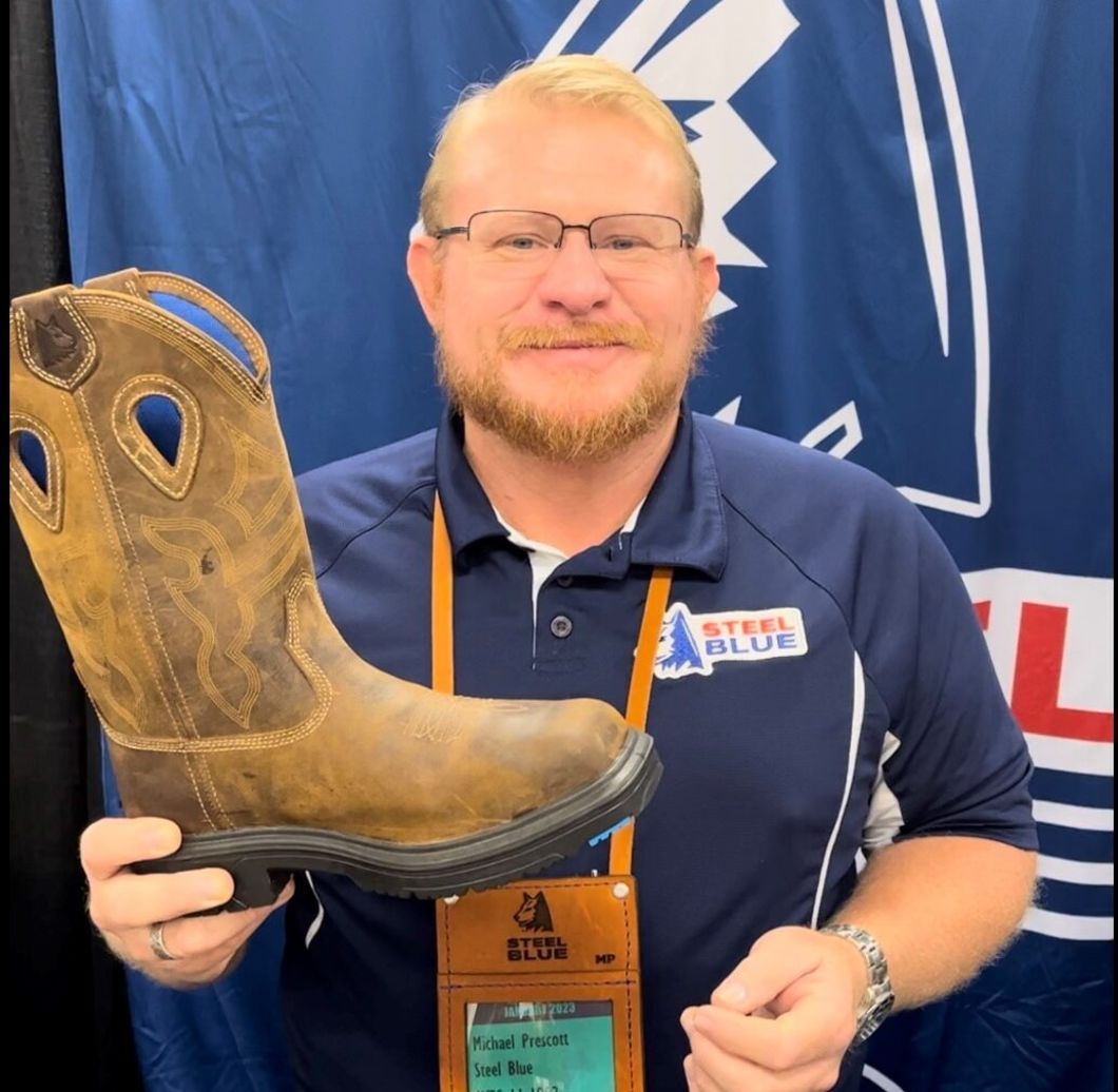 Mik and his steel blue boots