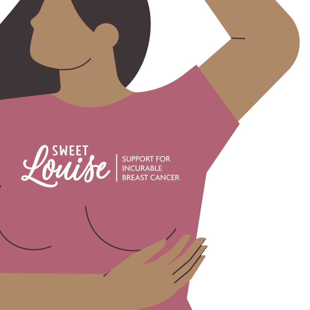 Breast awareness month. Sweet Louise breast check