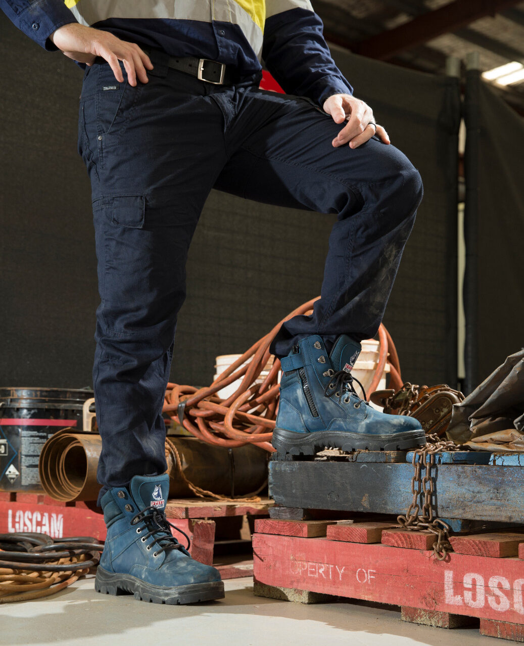 Southern Cross Blue Mens Pallet Portrait