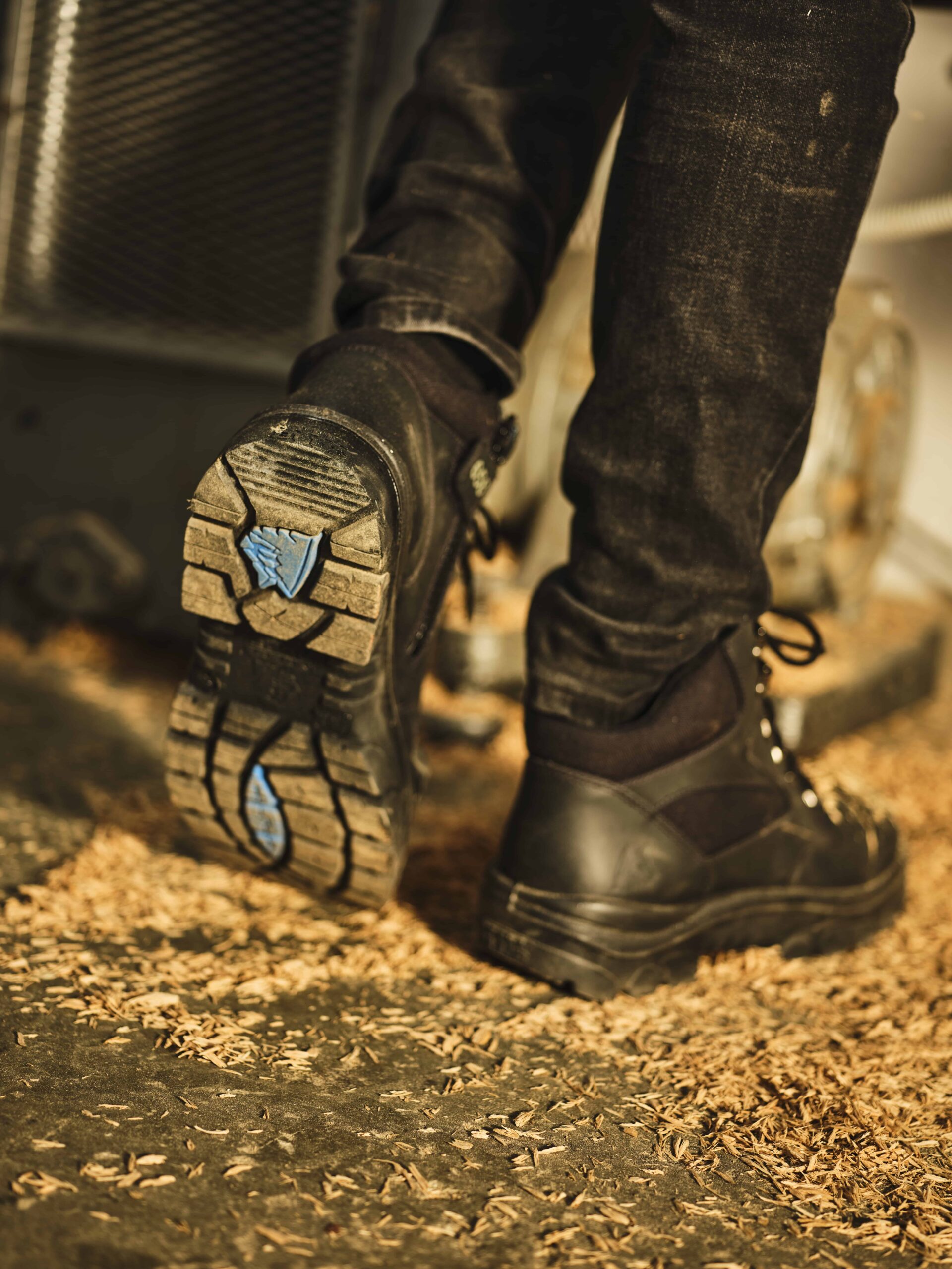black work boots