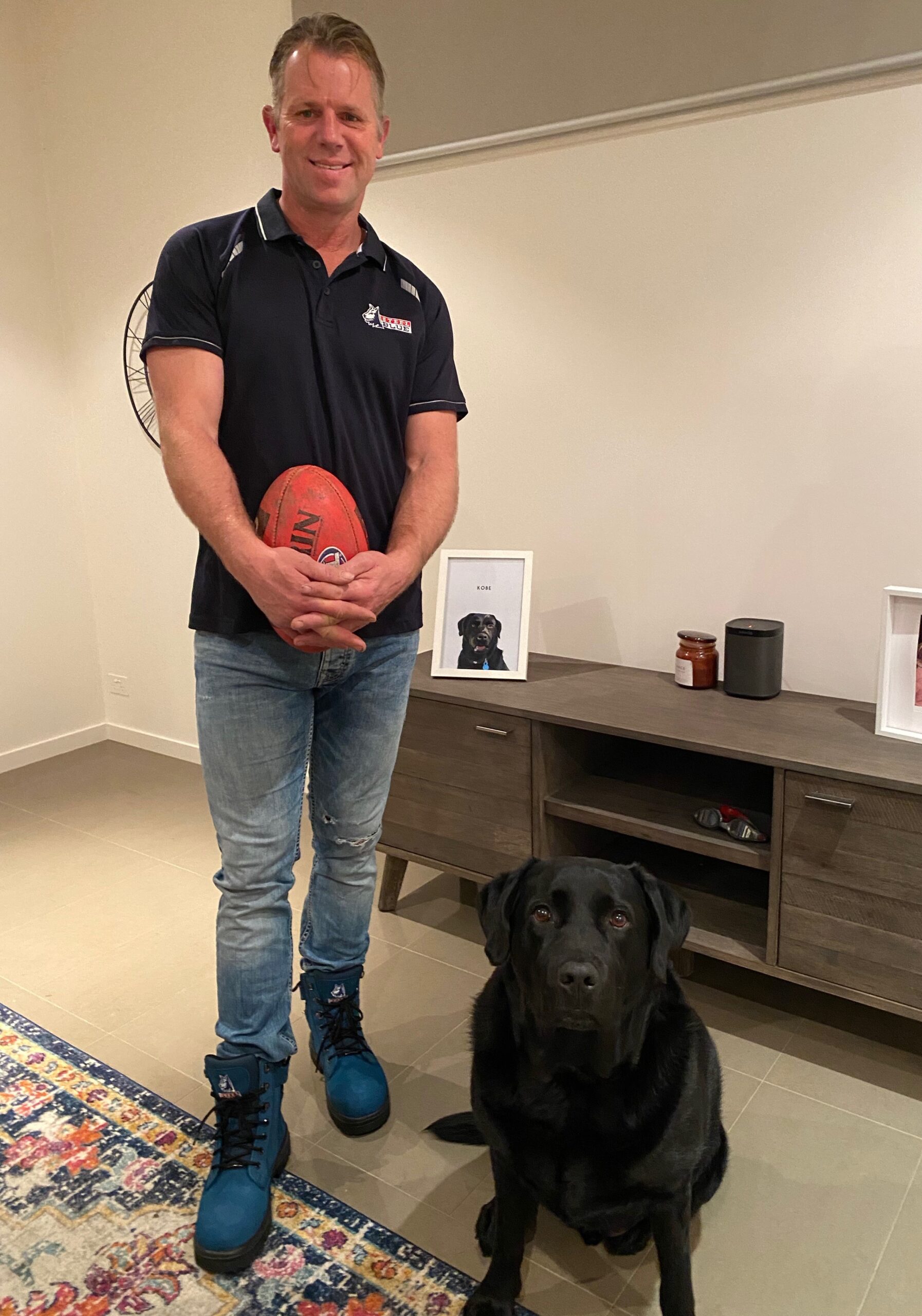Glenn Archer Beyond Blue milestone - Steel Blue