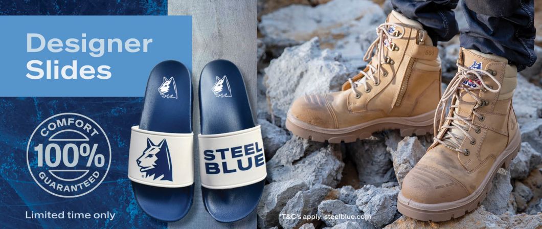 Steel Blue designer slides cover image