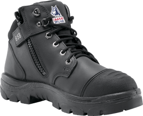 Parkes Zip Scuff S3 - Black