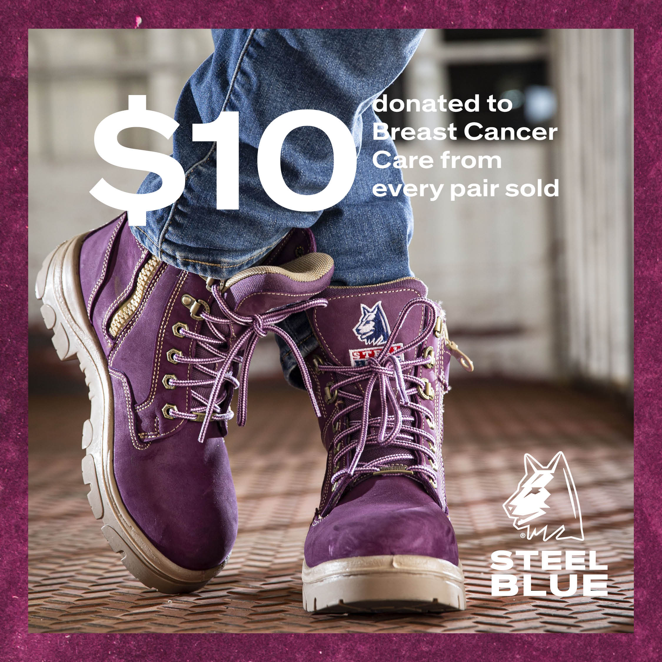  from every pink boots sold donated to Sweet Louise