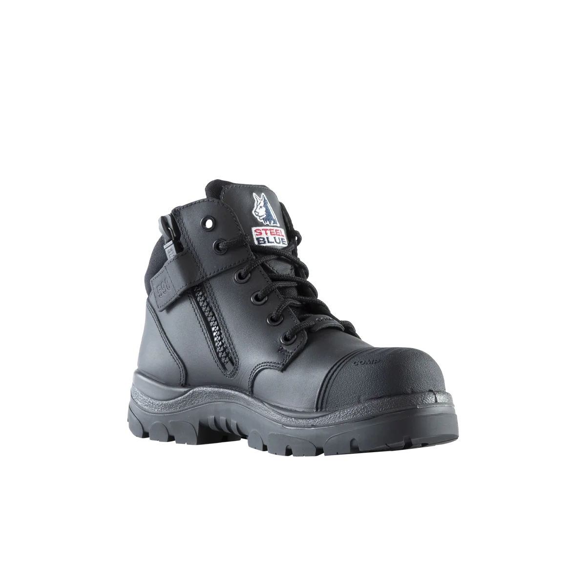 Parkes Zip: Scuff Composite EH 818598-BLK | Steel Blue